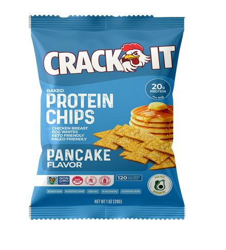 100% Pancake Flavor Baked Protein Chips