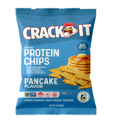 100% Pancake Flavor Baked Protein Chips