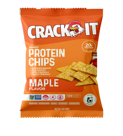 100% Maple Flavor Baked Protein Chips