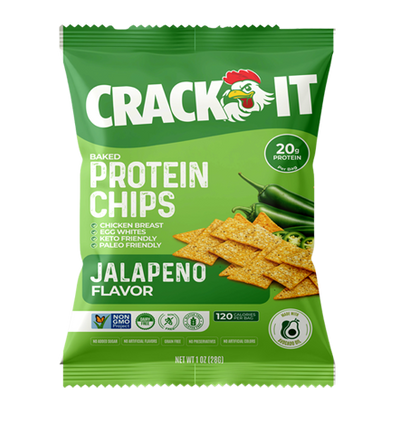 100% Jalapeno Flavor Baked Protein Chips
